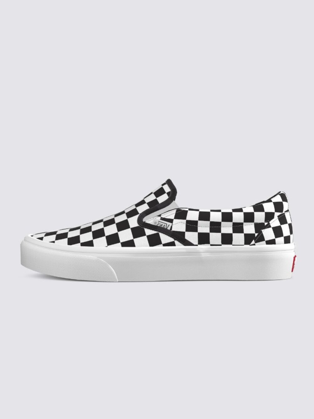 NEW Slip on Vans custom size 8 wide checkerboard